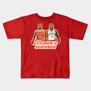 Stacey Augmon and Larry Johnson 1991 Kids T-Shirt